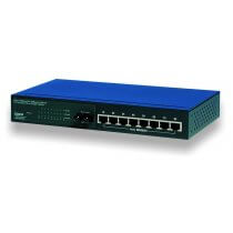 8 Port 10/100 Mbit/s Ethernet SNMP Switch mit 1xSM SC-Port (0-1591080-2)